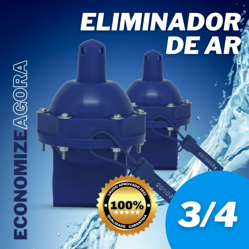 Eliminador de Ar Aquabras modelo3\4 para economia na conta de água